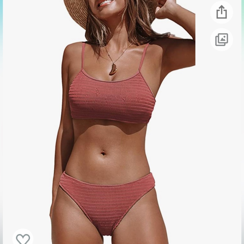 NWT Smocked two piece swimsuit